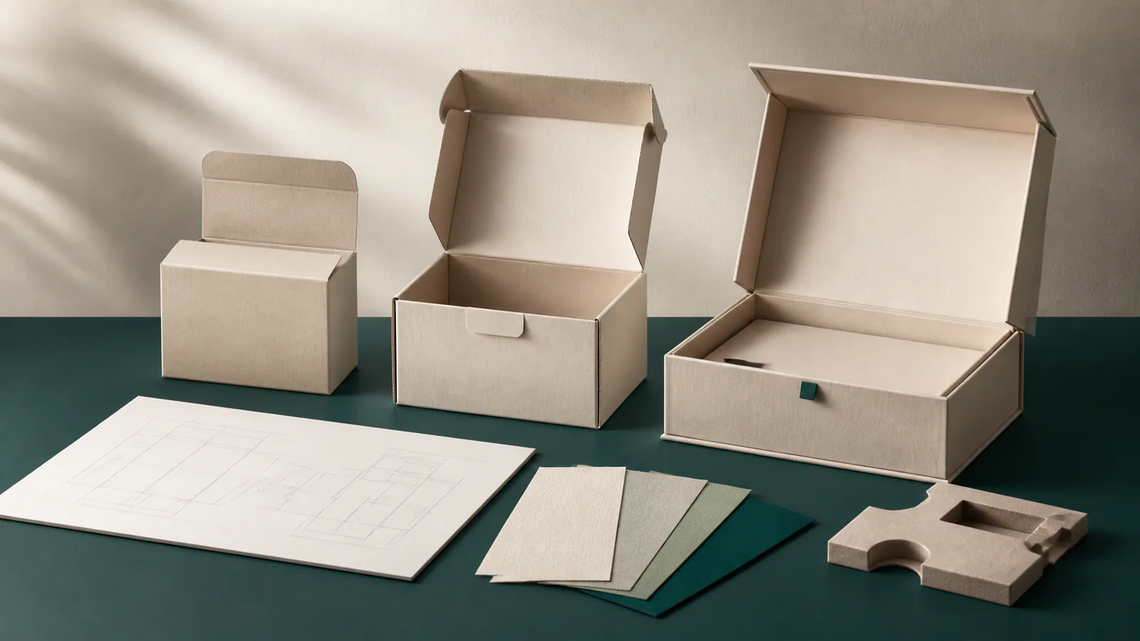 Refined packaging prototype supported by structure material finish and fit decisions